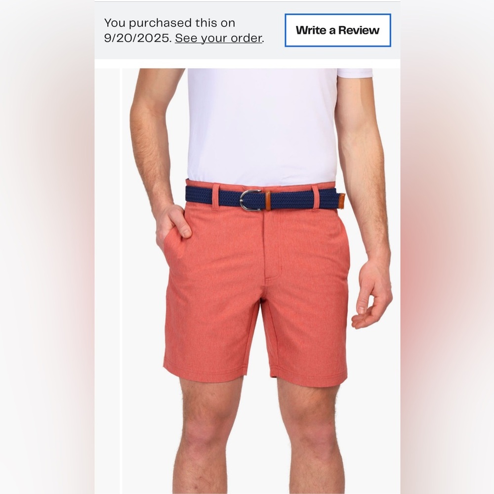 Tailorbyrd Men's Coral Shorts 36